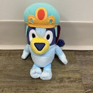 Bluey Friends 8" Princess Bluey Royalty Plush Queen Crown Stuffed Animal Moose